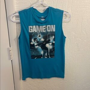 Athletic Works Teal 'Game On' Sleeveless Shirt